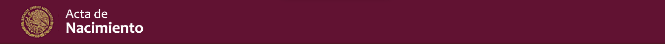 Acta de nacimiento en línea México